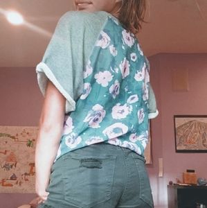 Floral Back Tee Shirt